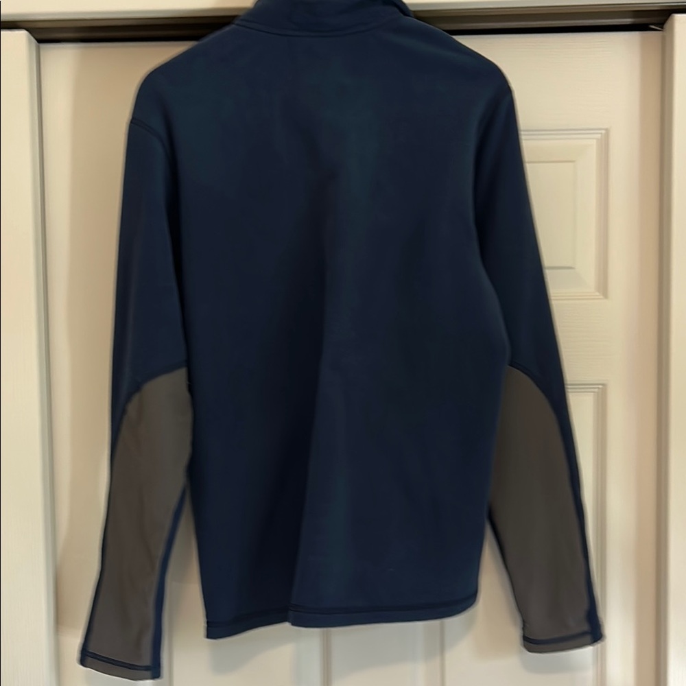 The North Face Small Men's Performance 3/4 Zip Jacket in Blue and Gray - Picture 4 of 8